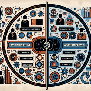 Closer vs. Vendedor Tradicional: Quais Habilidades São Necessárias em Cada Papel?